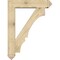 Ekena Millwork Balboa Arts and Crafts Rough Sawn Bracket w/ Offset Brace, Douglas Fir, 8"W x 36"D x 48"H BKT0806X36X48BOA03RDF - alternate 3